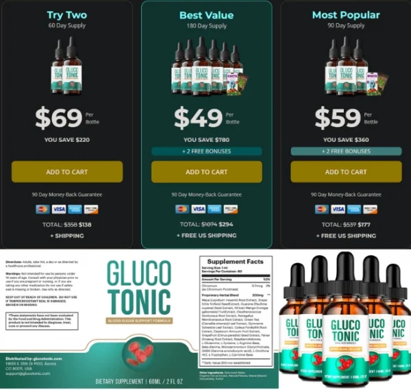 GlucoTonic sverige pris