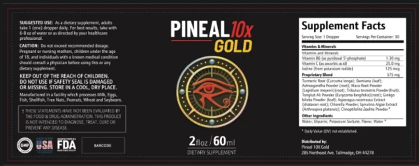 Pineal 10x facts